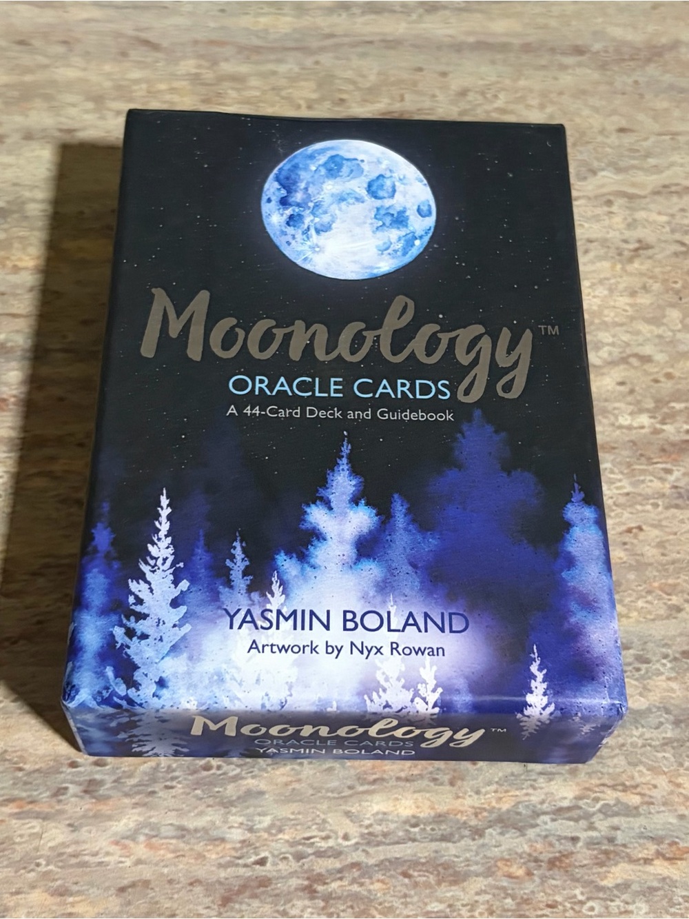 Moonology Oracle Cards by Yasmin Boland - Blue Moon Artwork